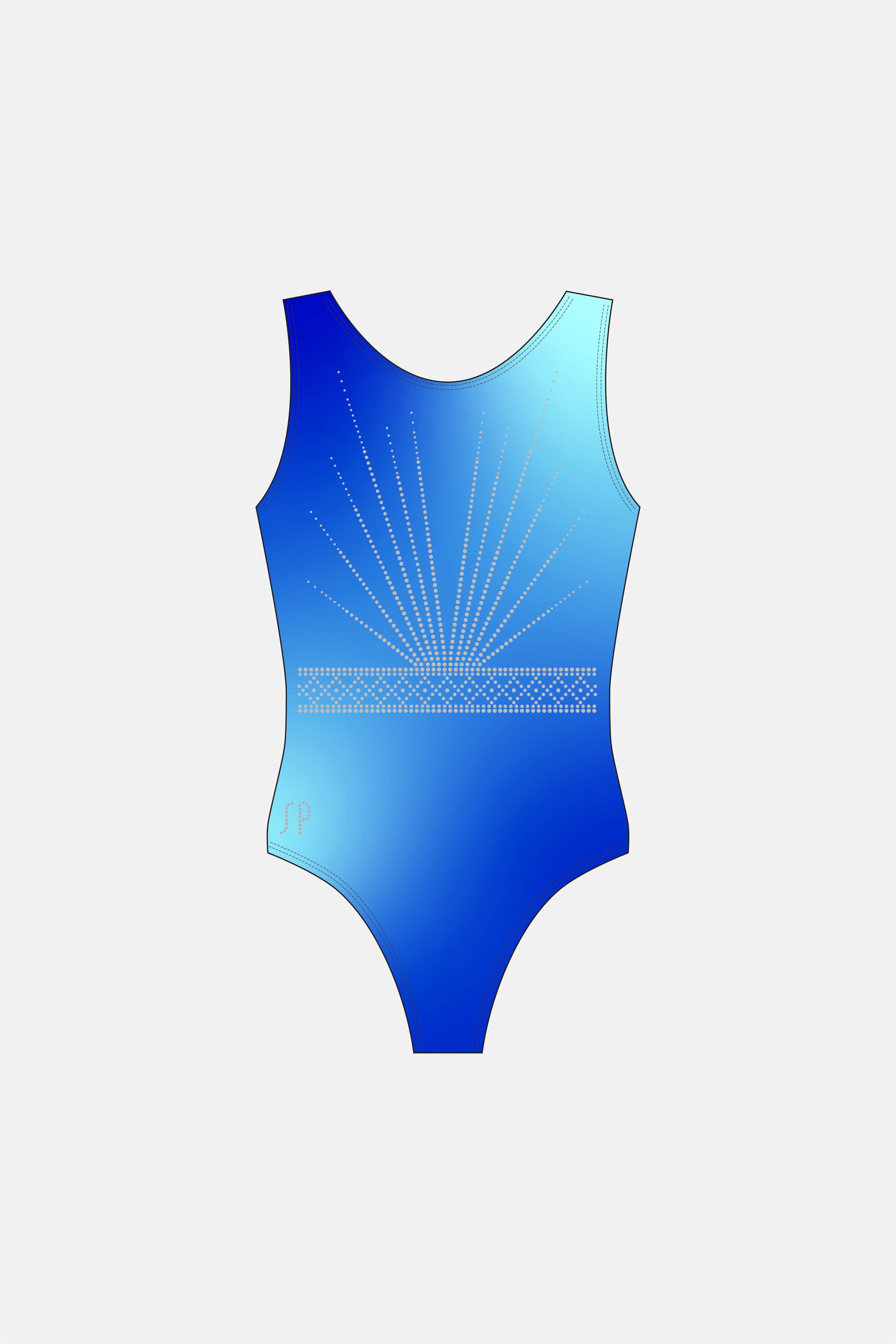 Sequin Sleeveless Leotard