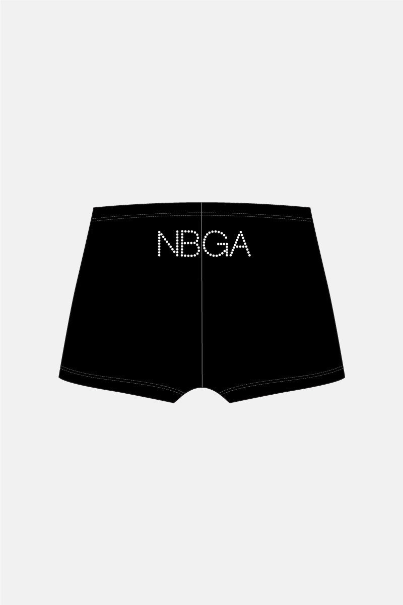 Black Lycra Short 2.0 Personalised