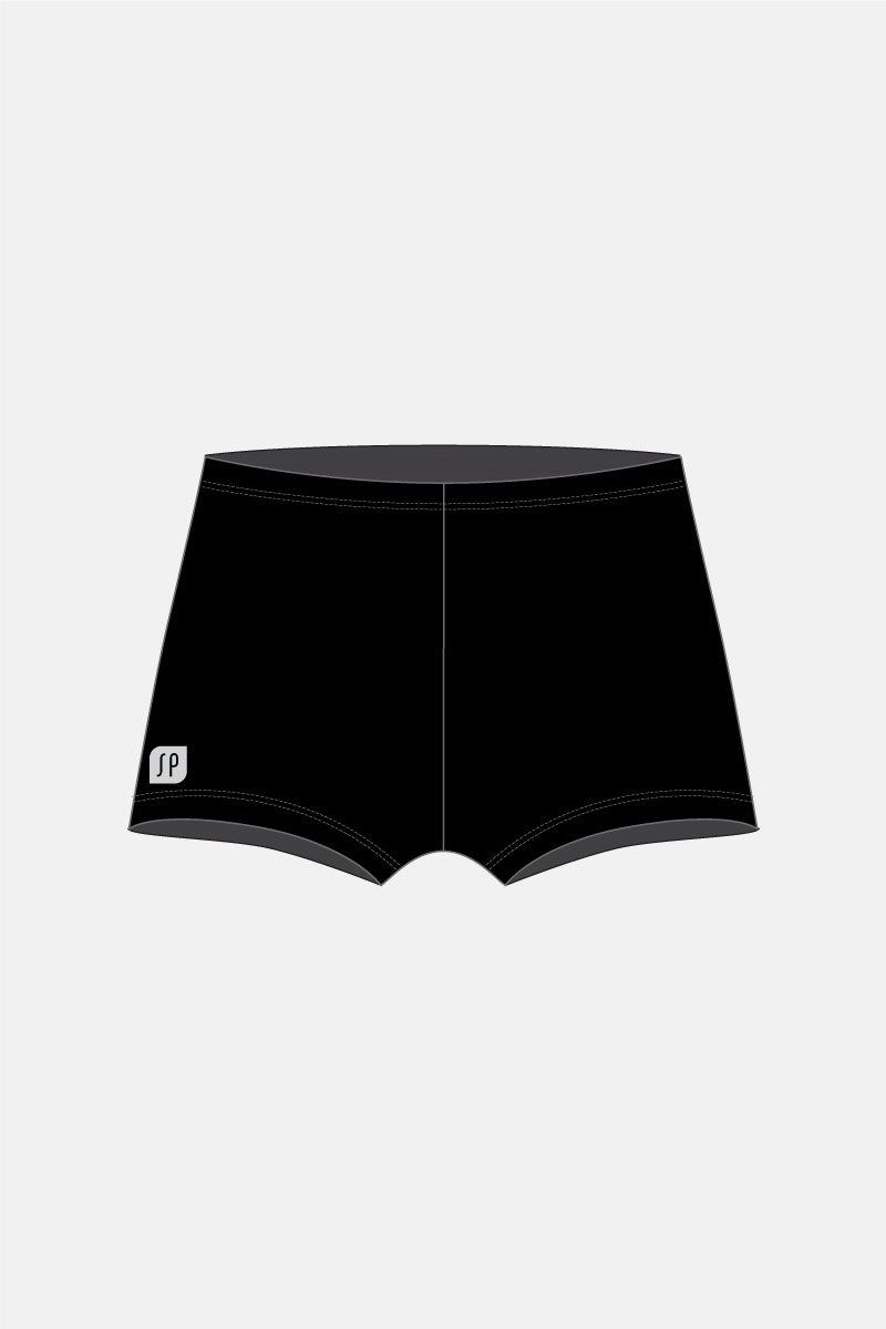 Black Lycra Short 2.0 Personalised