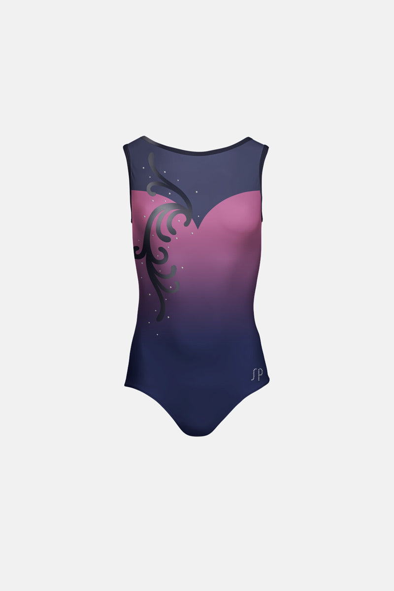 Girls Fleur Sleeveless Leotard