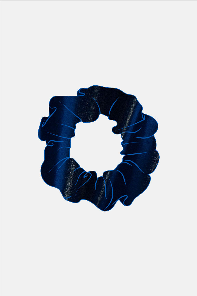 Navy Mystique Scrunchie