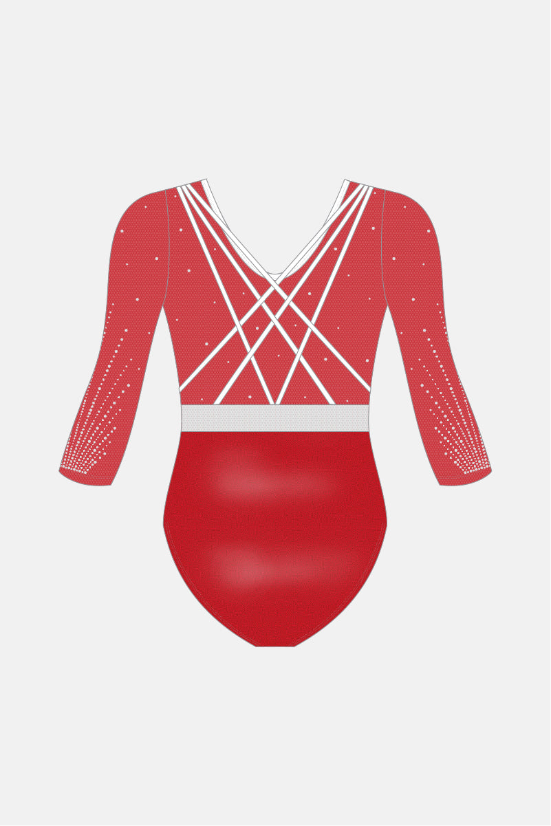 Girls Competition 3/4 Slv Leotard