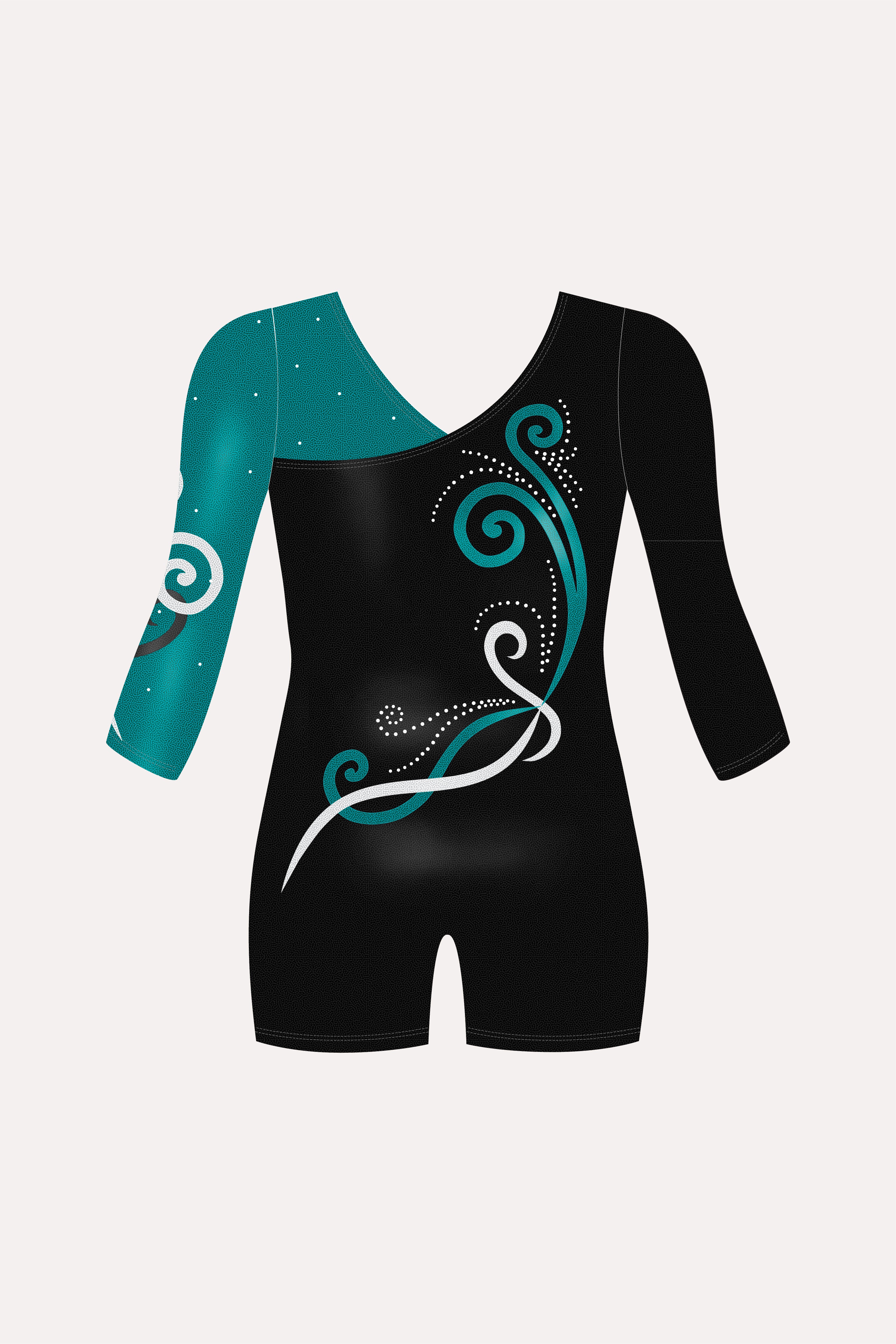 L4-6 State Champion 3/4 Sleeve Short Leg Unitard