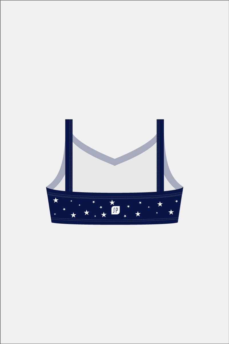 Club Merch V-Neck Crop Top