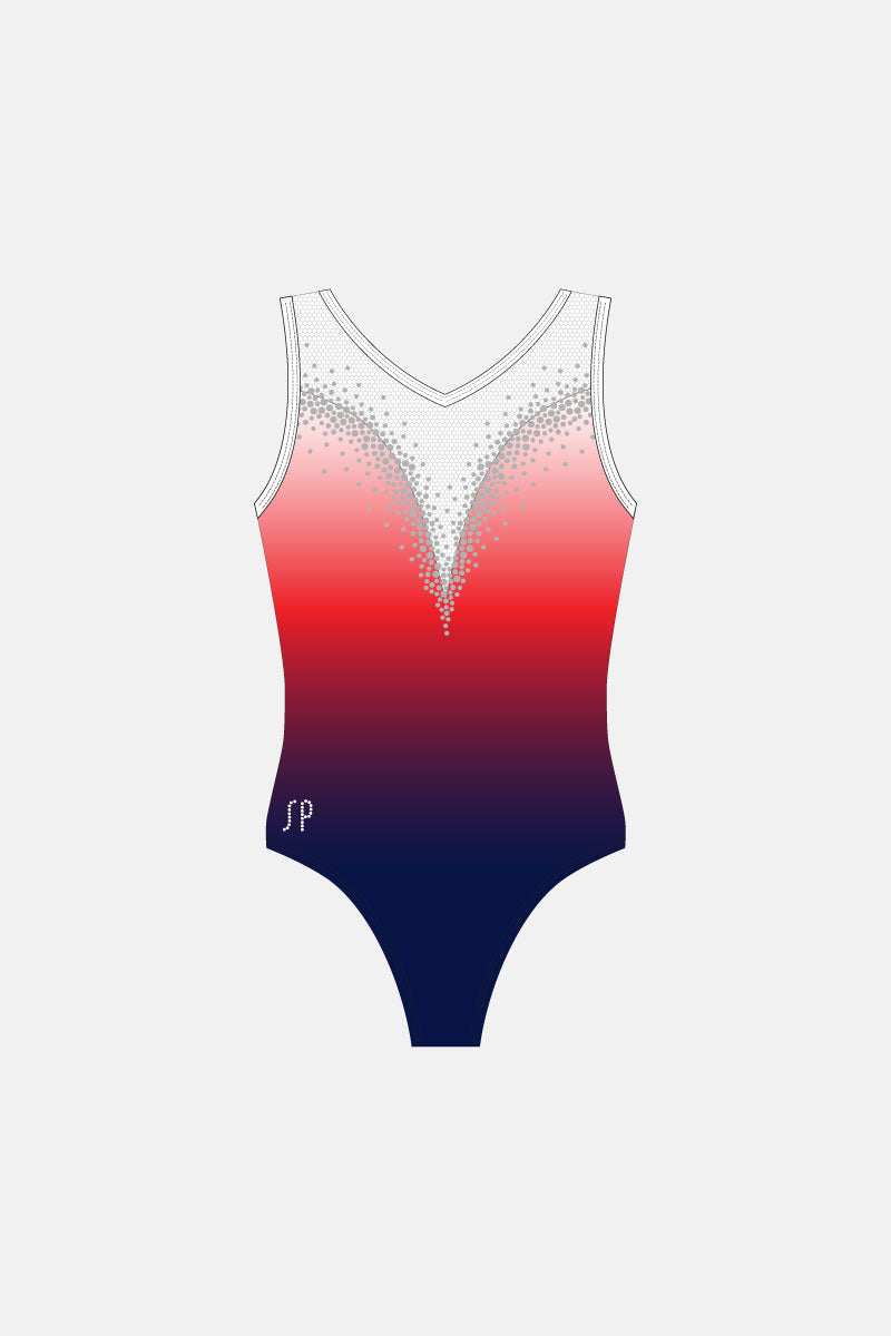 Sleeveless Junior Competition Leotard