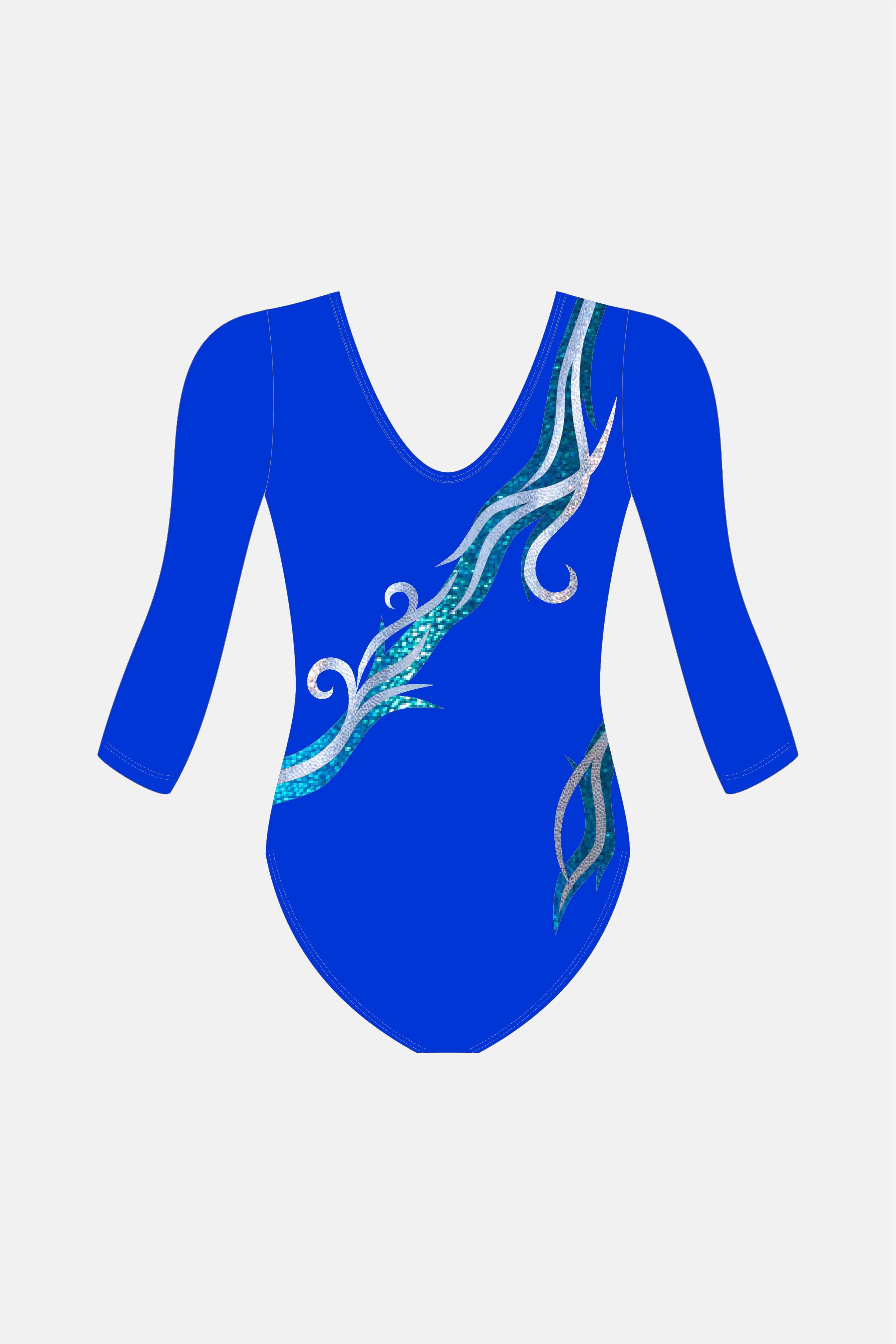 Brooklyn 3/4 Sleeve Leotard