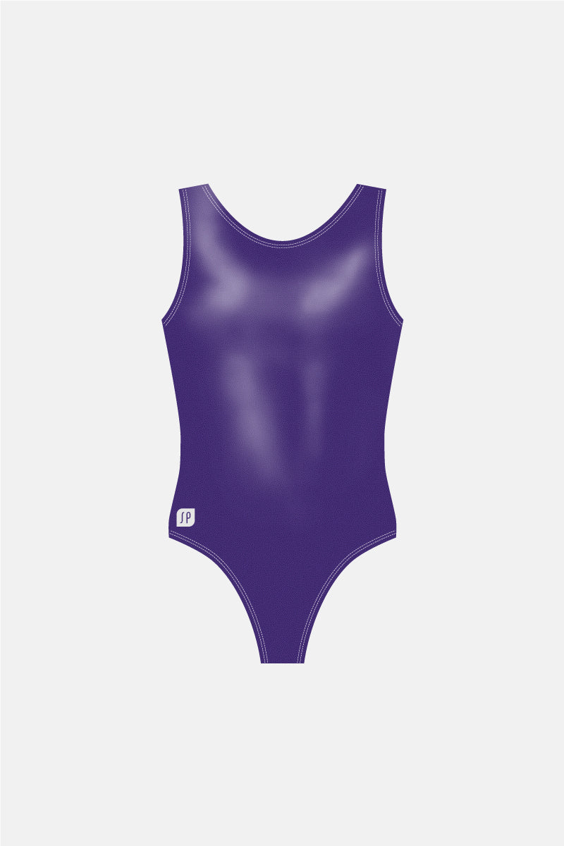 Girls Purple Myst Sleeveless Leotard (Basic)