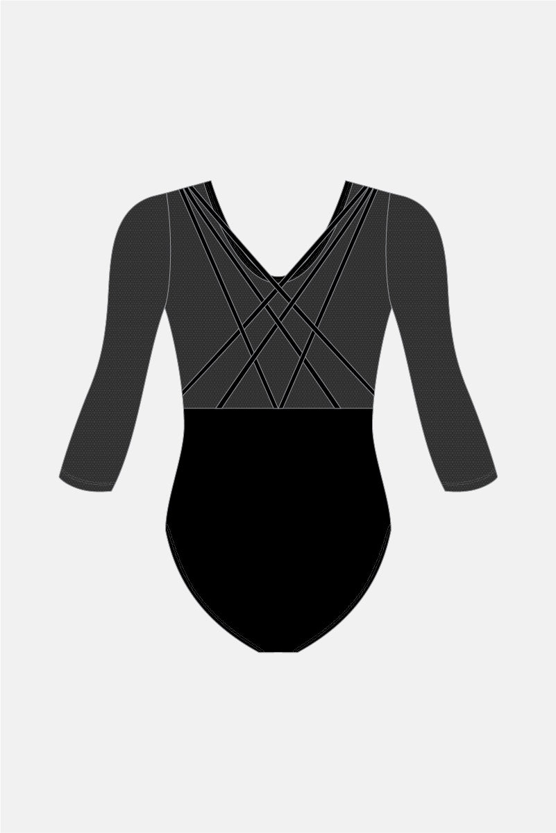 Nude Custom Lenora 3/4 Slv Leotard