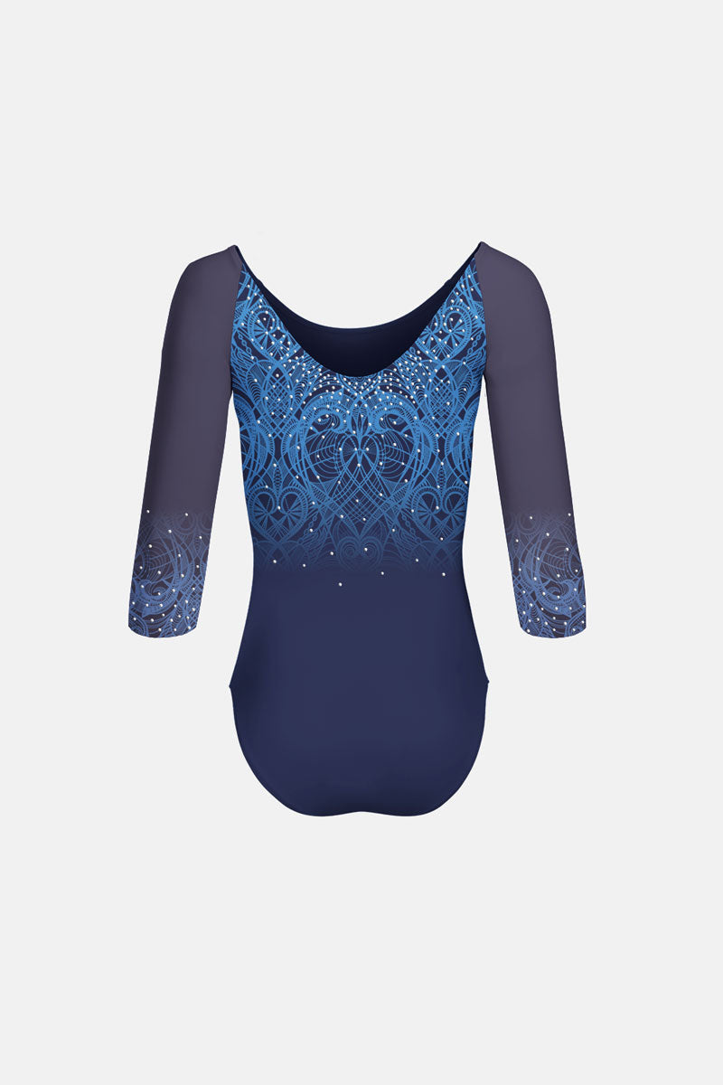 Girls Audrey 3.4 Sleeve Leotard