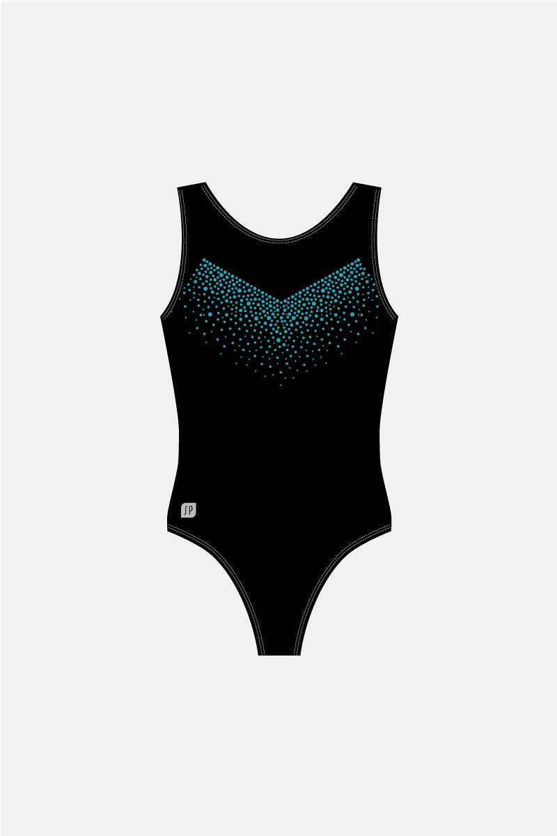 Black Rec Sleeveless Leotard