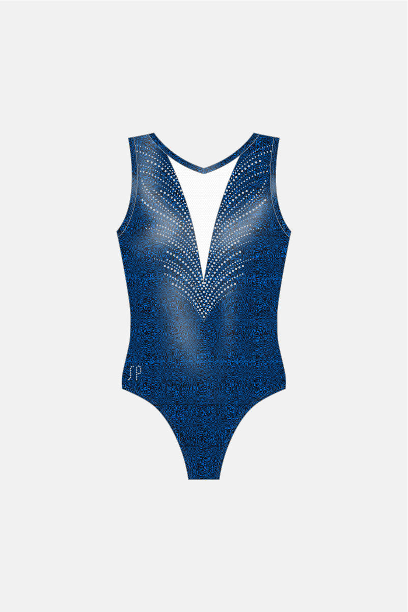 Girls Podium Sleeveless Leotard 2