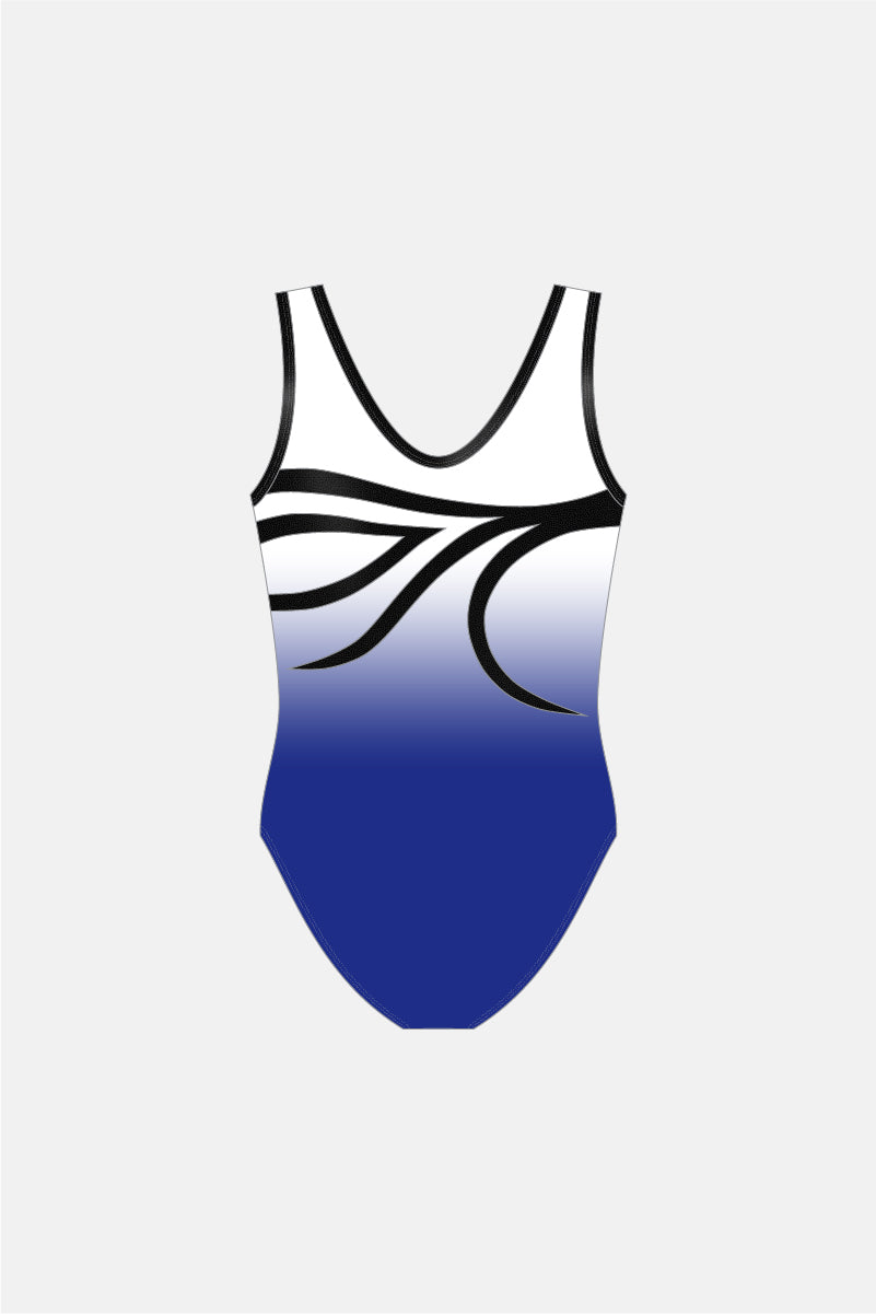 Girls Podium Sleeveless Leotard 3 Shelf Bra