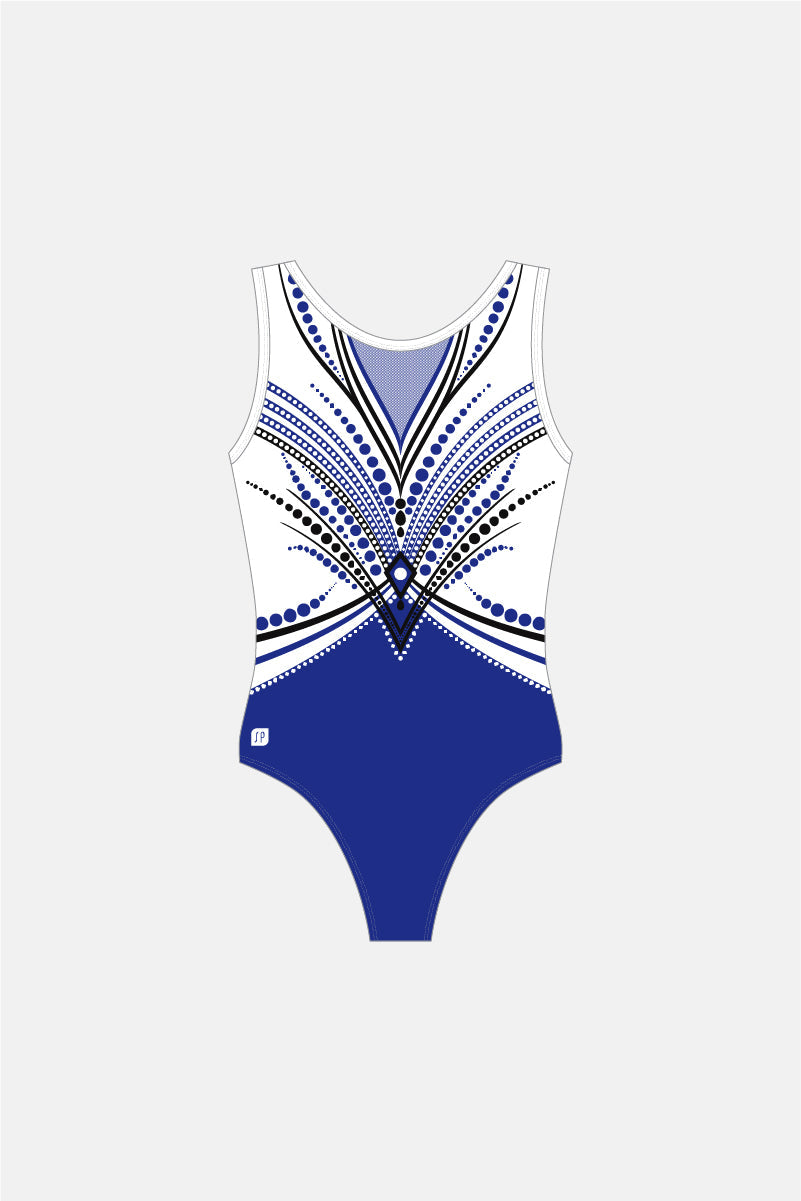 Girls Podium Sleeveless Leotard 4 Shelf Bra