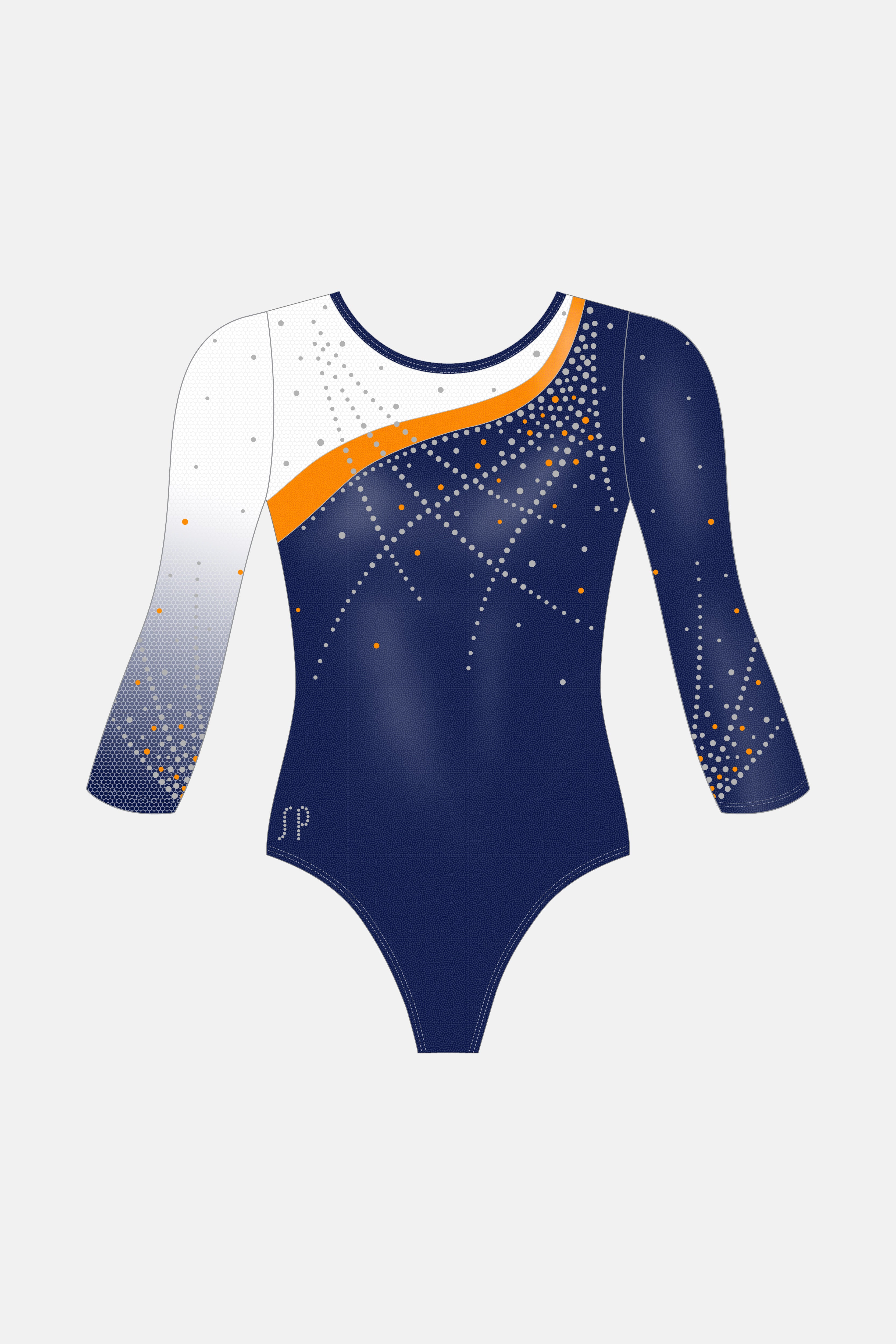 2023 Navy WAG/TRAMP 3/4 Sleeve Leotard