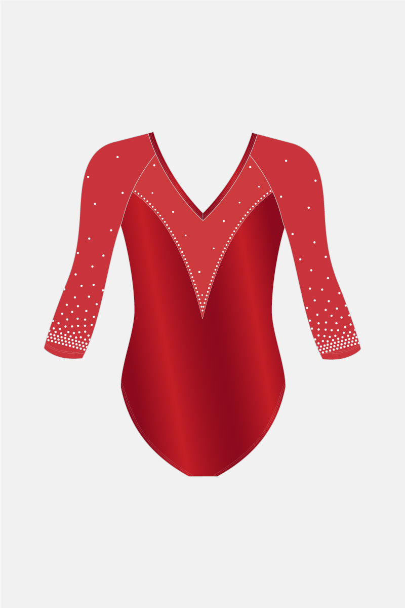 Ariana 3/4 Slv Competition Leotard