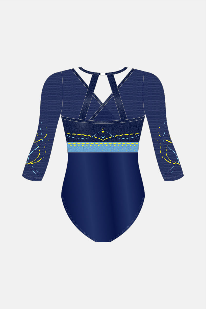 Tam Day 2 - 3/4 Sleeve Leotard - Shelf Bra