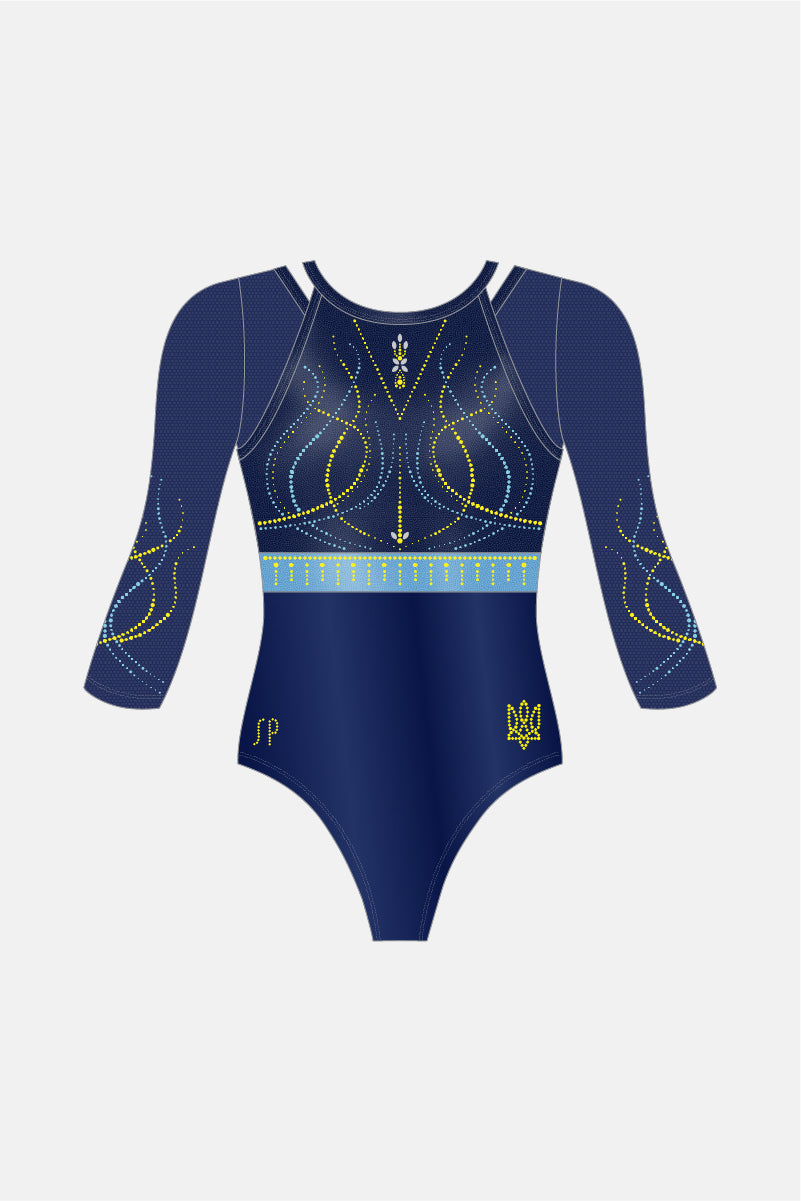 Tam Day 2 - 3/4 Sleeve Leotard - Shelf Bra