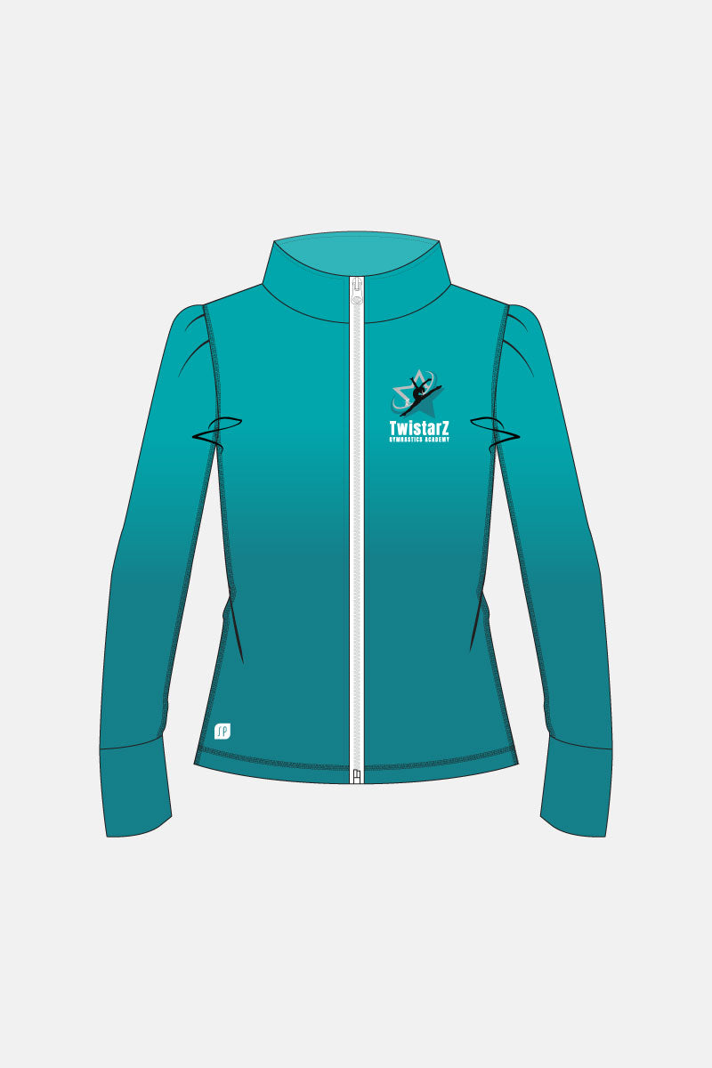 Teal Ombre Signature Fitted Jacket