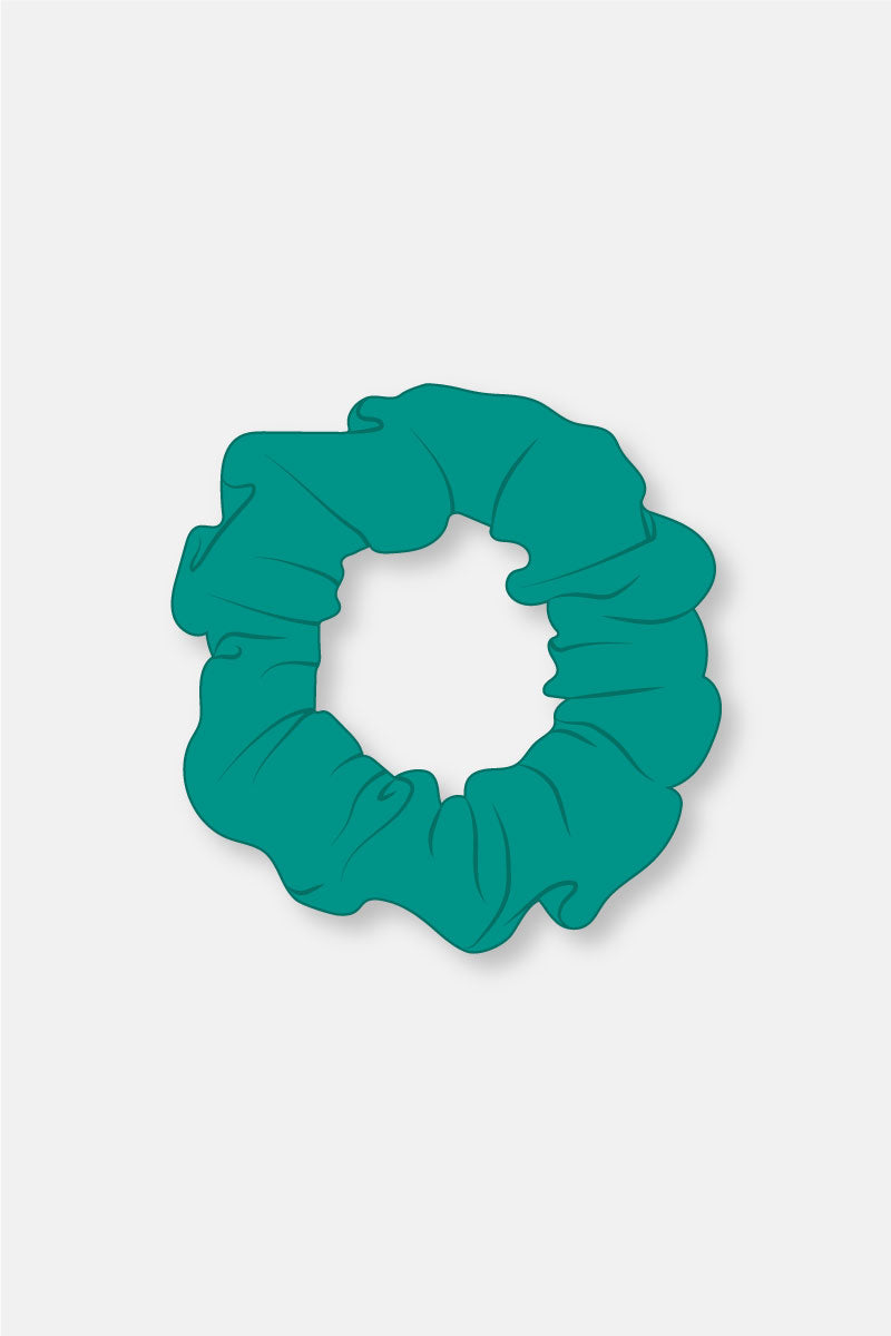 Jade Matt Scrunchie