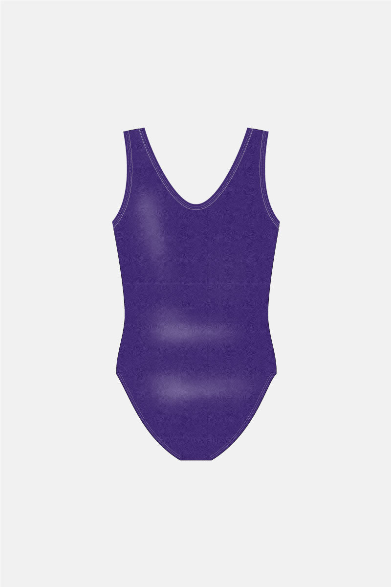 Purple Mystique Sleeveless Leotard