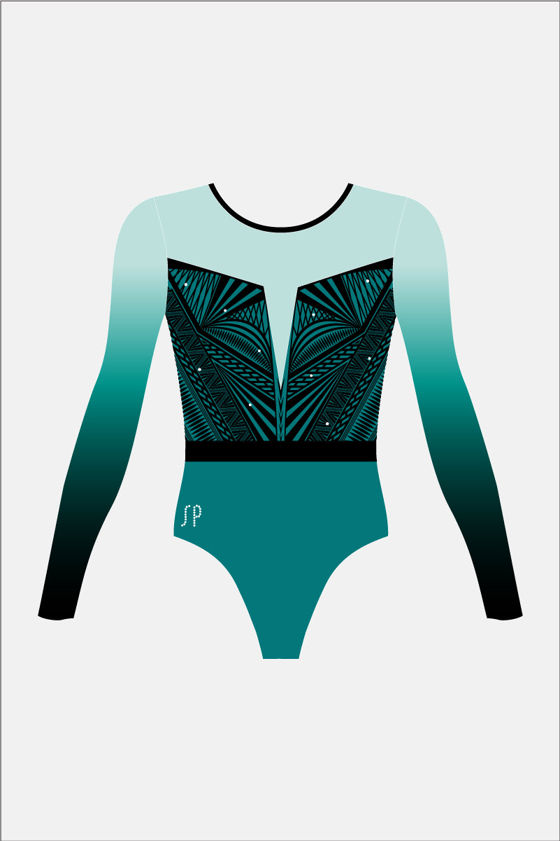 Girls LS Comp Leotard