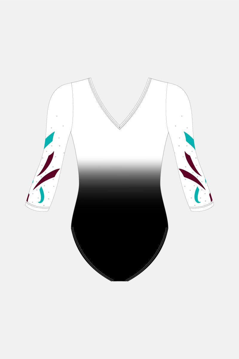 Girls Sublimation 3/4 Sleeve Leotard