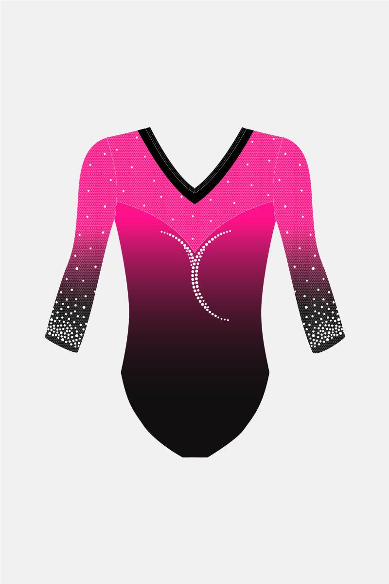 Senior Emilia 3/4 Sleeve Leotard