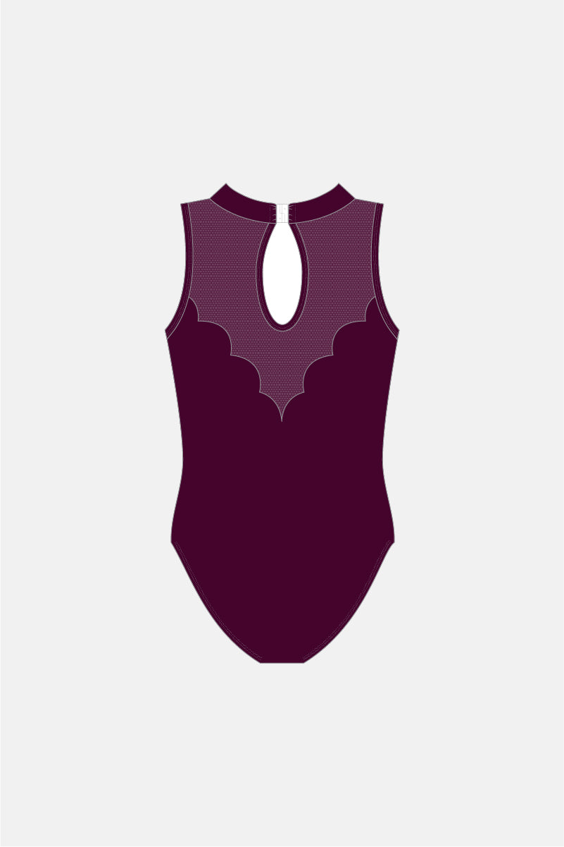 Girls Competitive Sleeveless Leotard