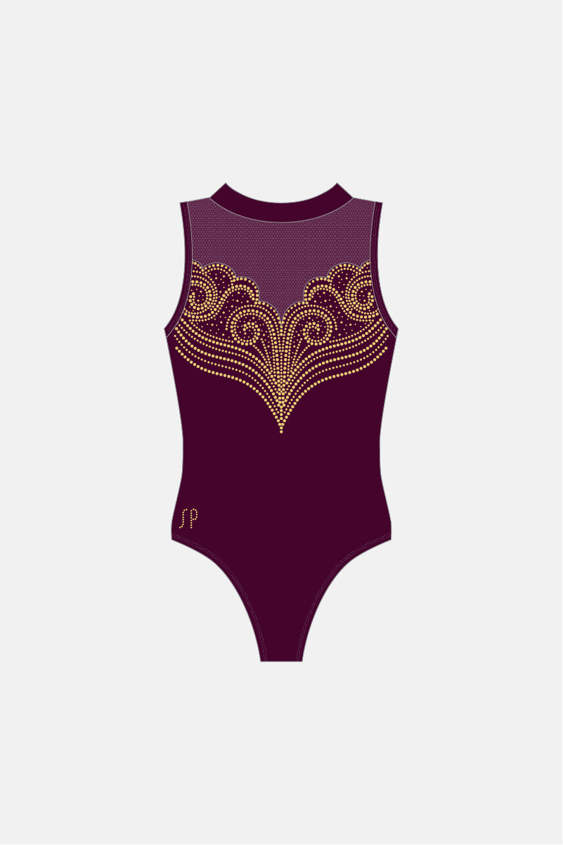 Girls Competitive Sleeveless Leotard