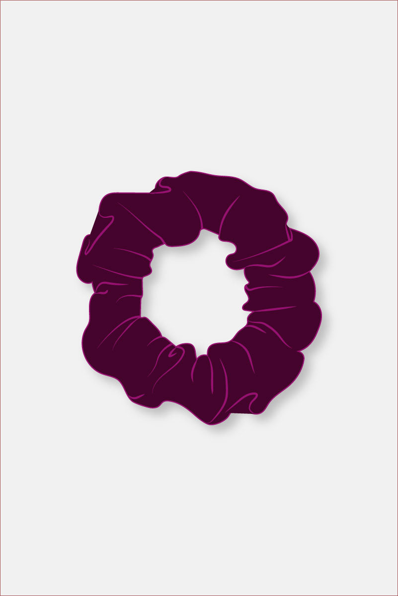 Merlot Matt Scrunchie