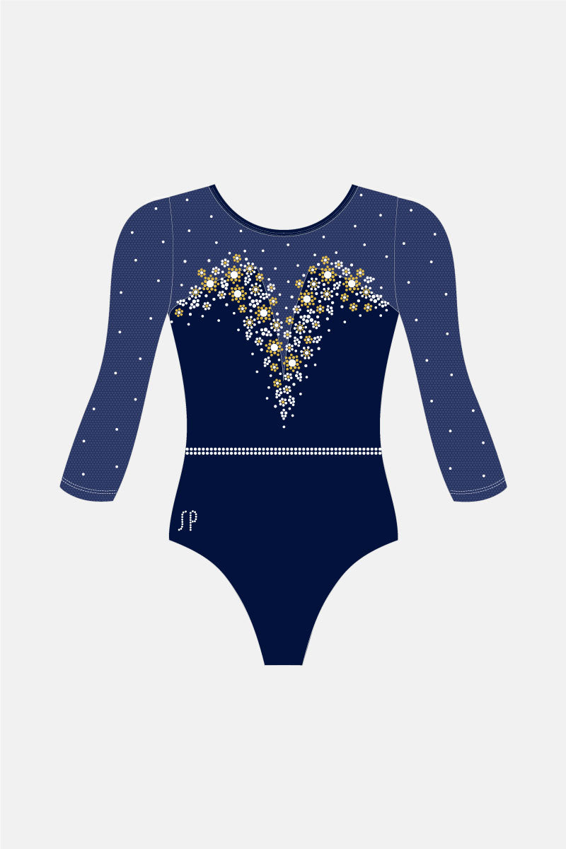 Charlize 3/4 Sleeve Leotard