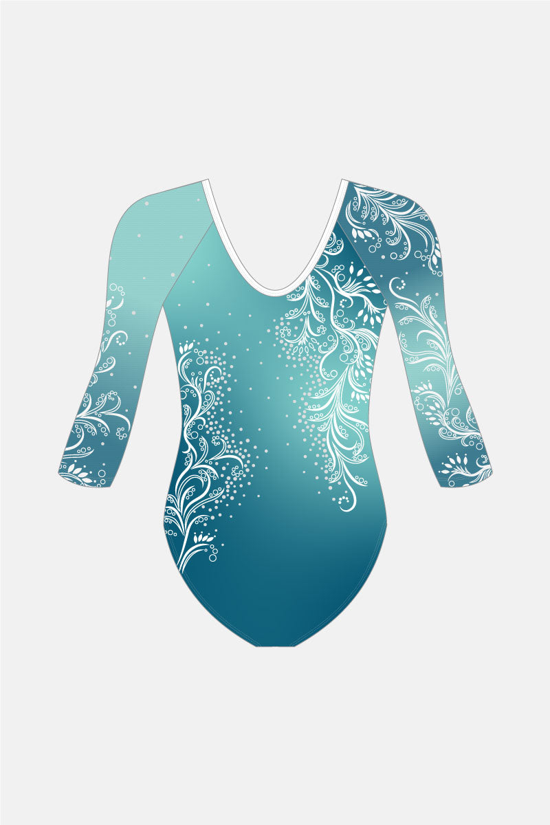 Womens S.O. 3/4 Sleeve Team Leotard