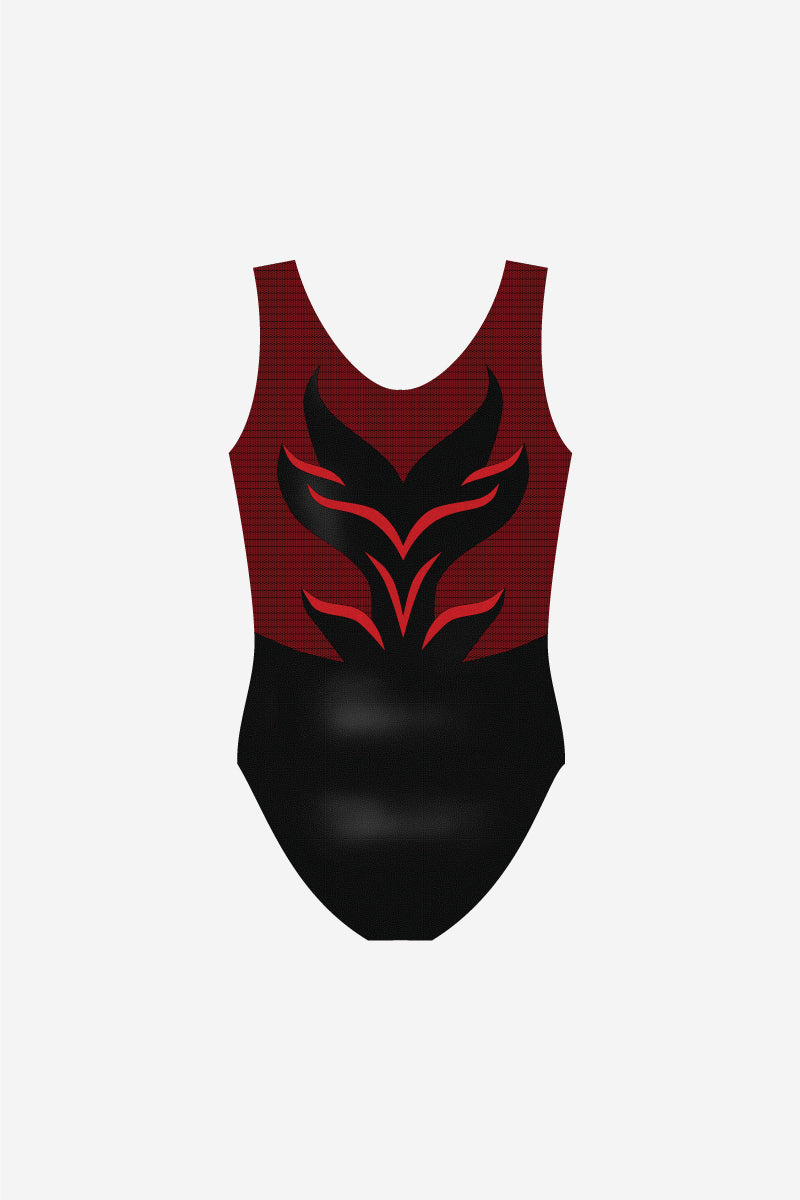Girls Acro Sleeveless Comp Leotard