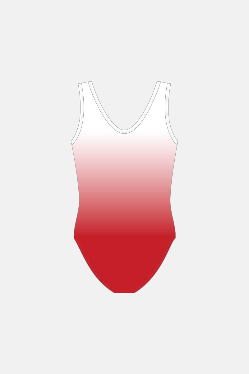 Red Ombre Training Leotard