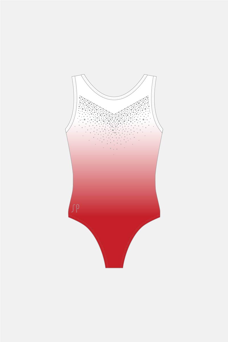 Red Ombre Training Leotard
