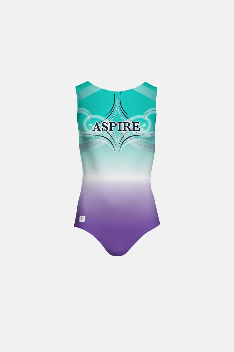 Girls TeamGym Sleeveless Leotard