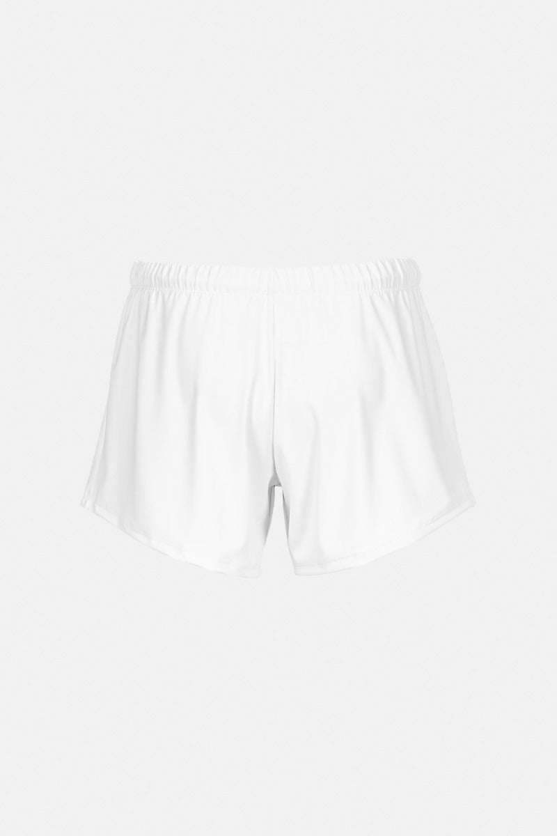 Boys White Comp Shorts