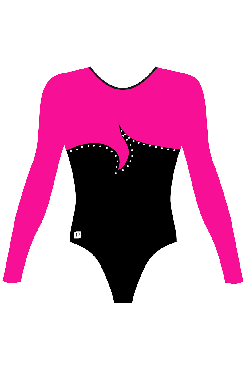 Girls Junior Long Sleeve Leotard