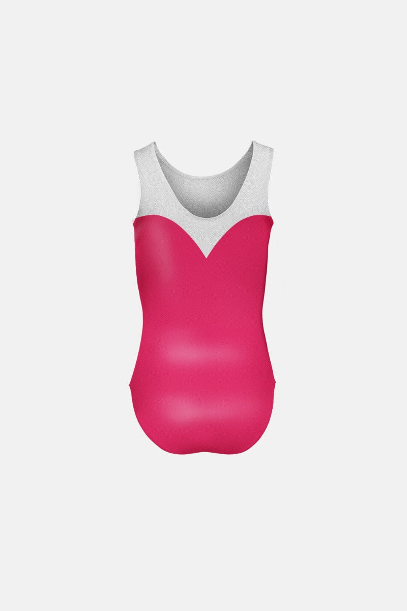 Girls TeamGym Leotard - Fuchsia