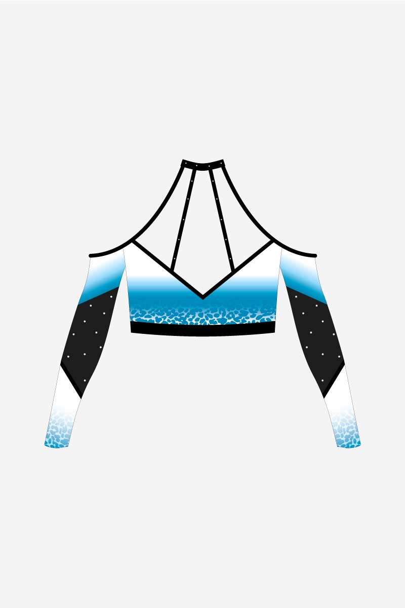 Girls Sublimation Midriff Top
