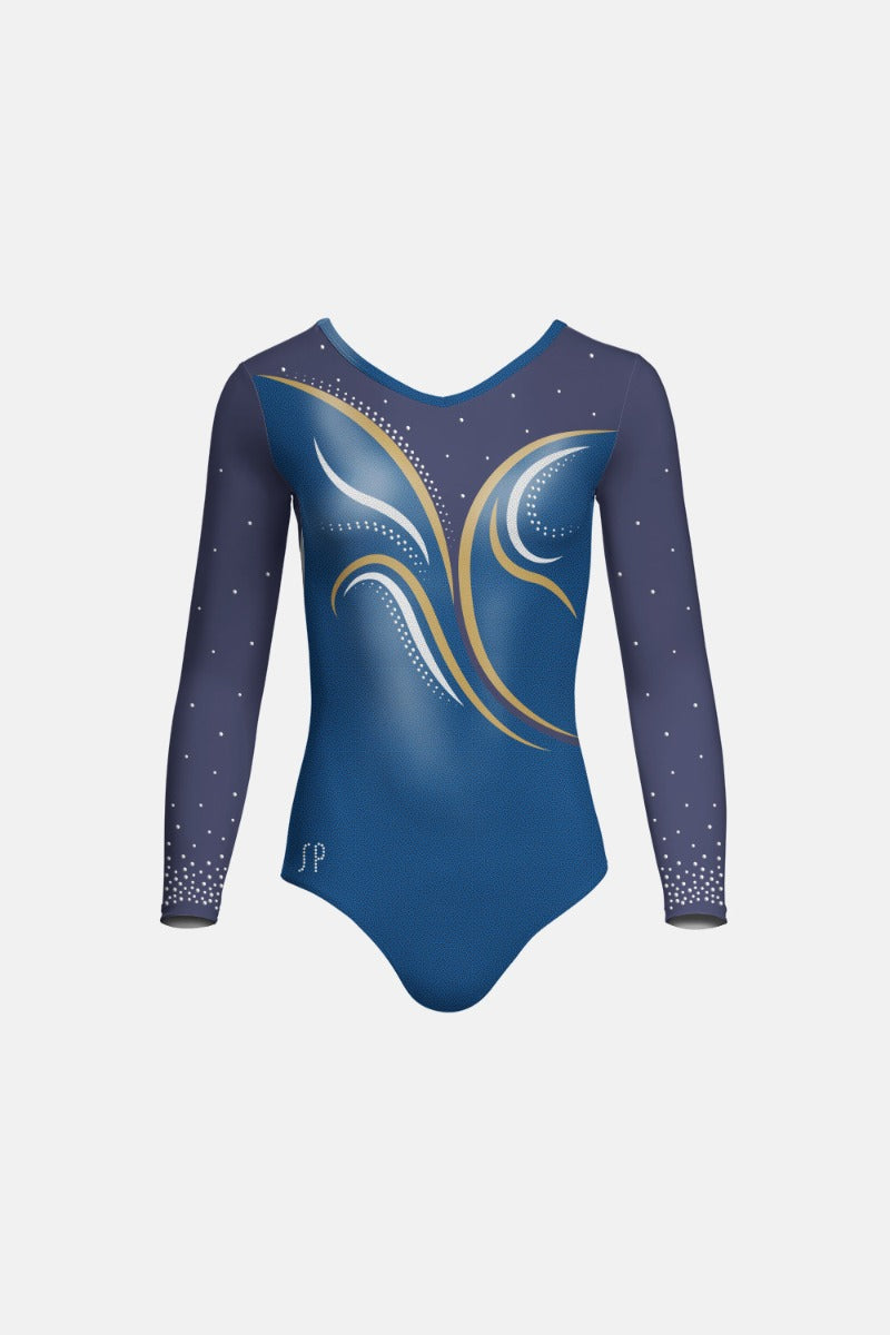 Girls WAG Competition Leotard - Nude Lining