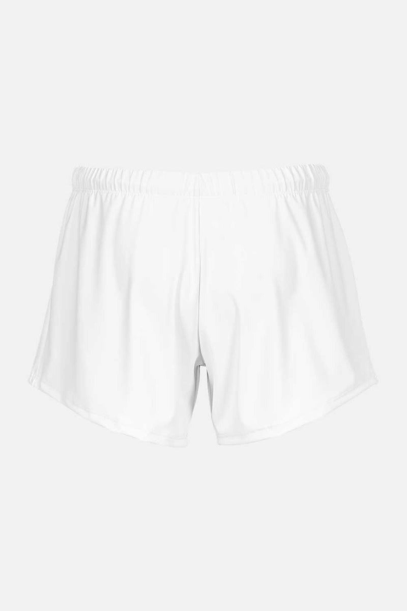 Boys White Comp Shorts