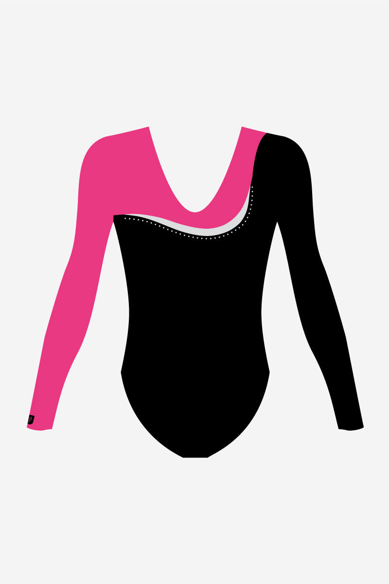 Girls WAG & Aerobic Long Sleeve Leotard
