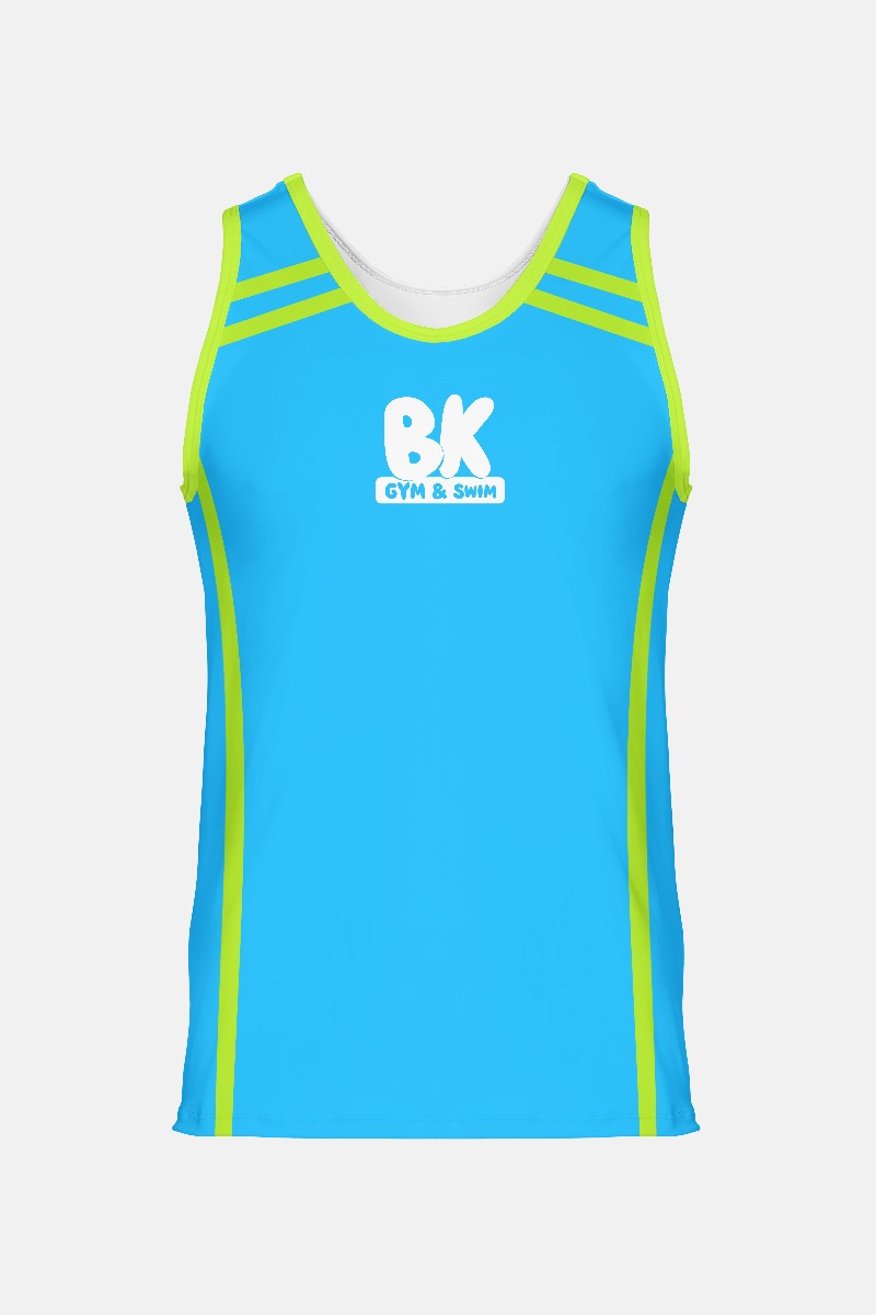 Boys Singlet - Blue/Green