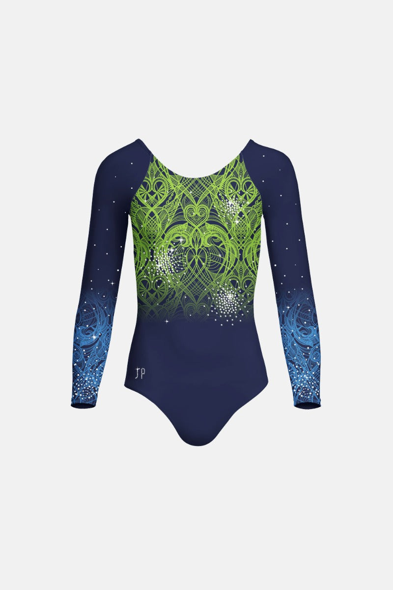 Girls Audrey Long Sleeve Leotard