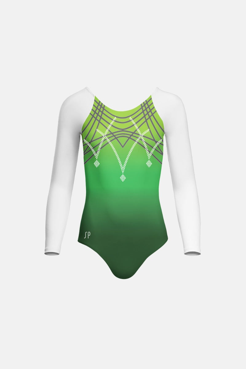 Girls Emma Long Sleeve Leotard