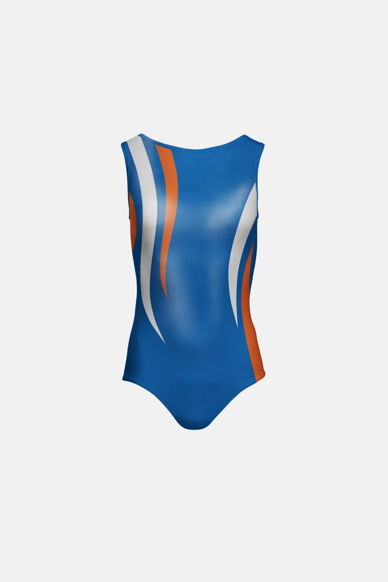 Girls Gem Sleeveless Leotard