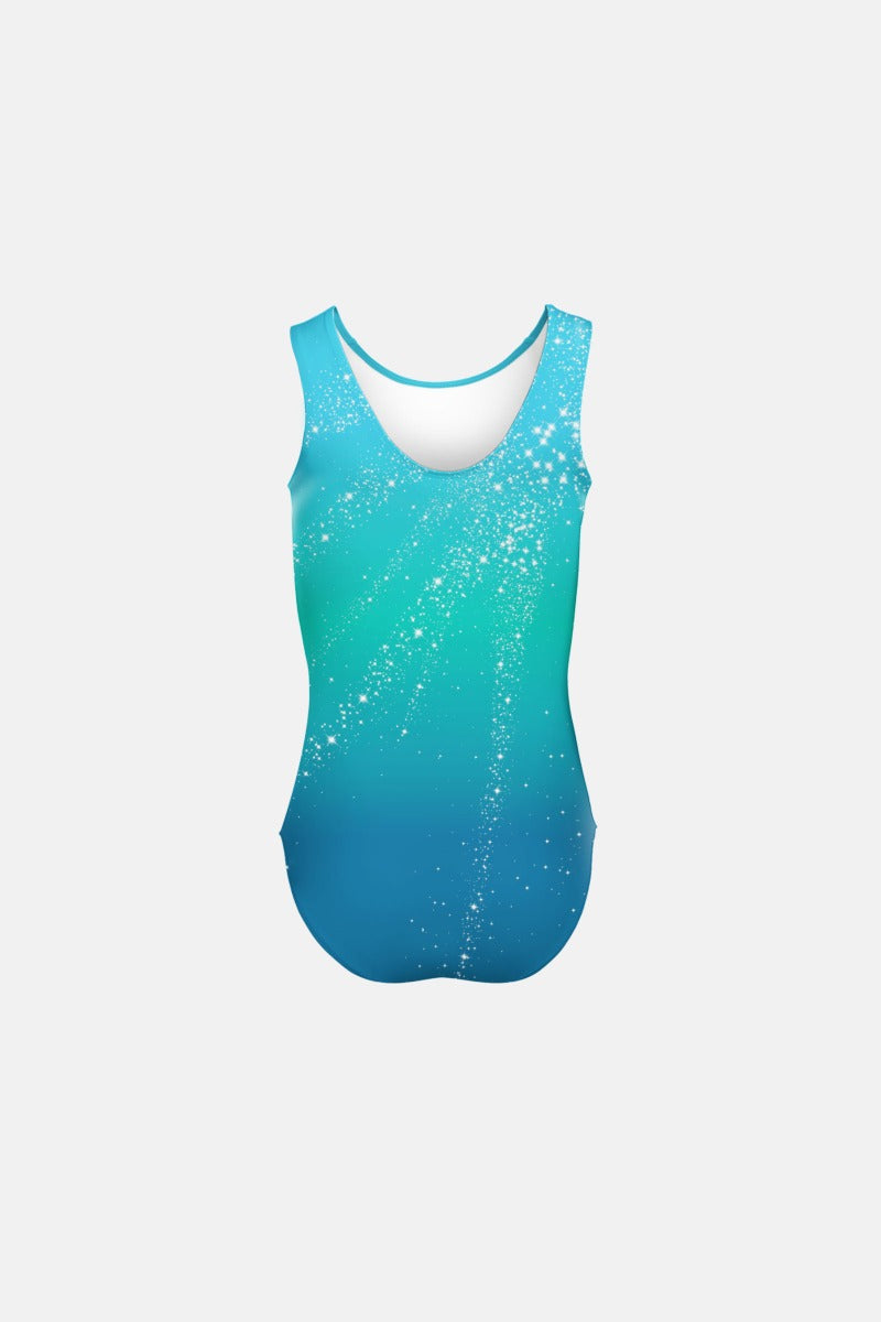 Girls Stary Sleeveless Leotard