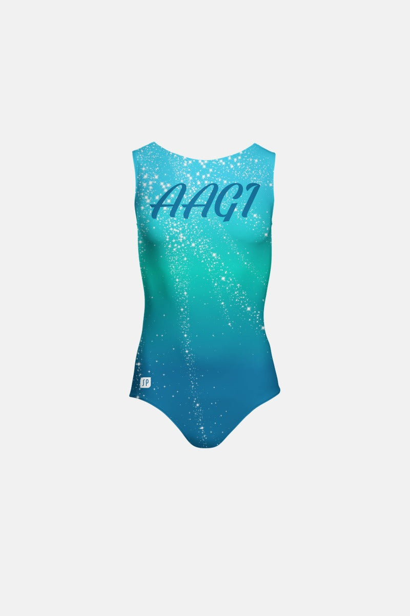Girls Stary Sleeveless Leotard