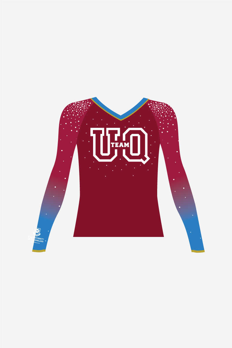 Girls Cheer Long Sleeve POM Top